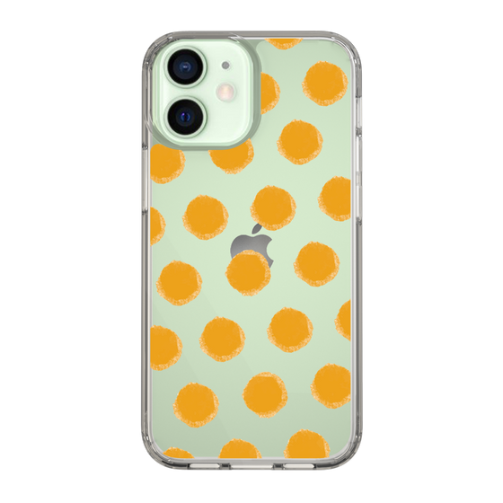 Slim Protection Case［ Original - Favorite Color Polka Dots - Orange ］