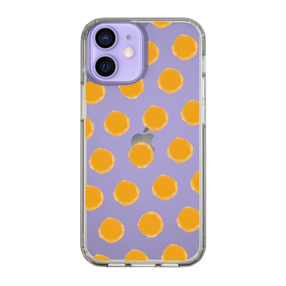 Slim Protection Case［ Original - Favorite Color Polka Dots - Orange ］