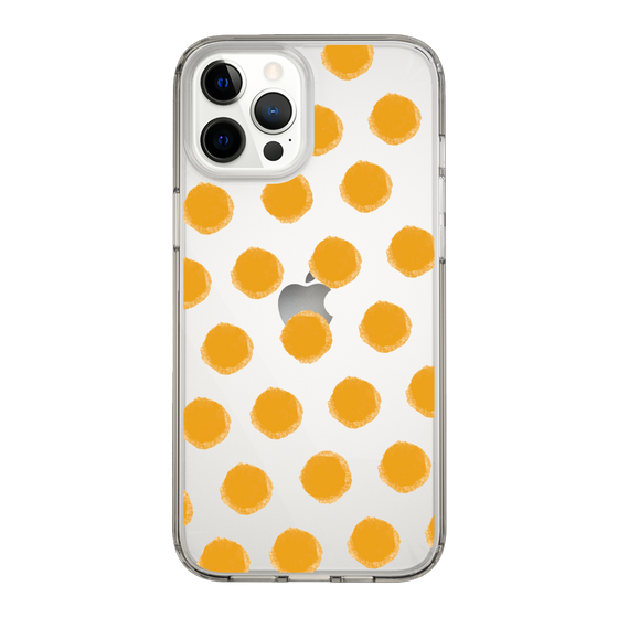 Slim Protection Case［ Original - Favorite Color Polka Dots - Orange ］