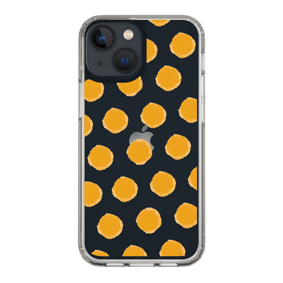 Slim Protection Case［ Original - Favorite Color Polka Dots - Orange ］