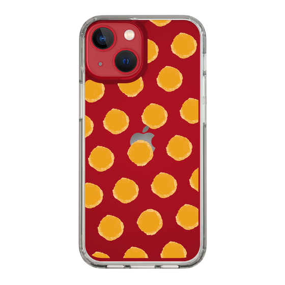 Slim Protection Case［ Original - Favorite Color Polka Dots - Orange ］