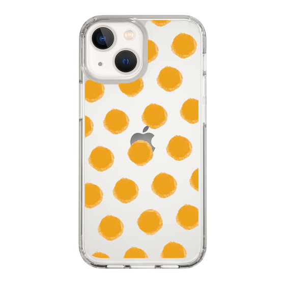 Slim Protection Case［ Original - Favorite Color Polka Dots - Orange ］