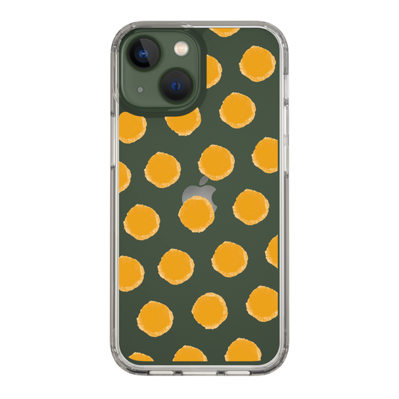 Slim Protection Case［ Original - Favorite Color Polka Dots - Orange ］