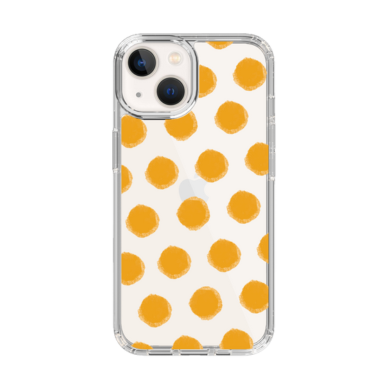 Slim Protection Case［ Original - Favorite Color Polka Dots - Orange ］