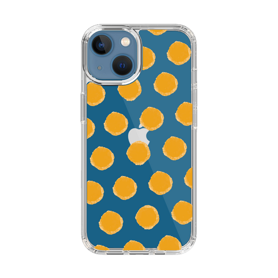 Slim Protection Case［ Original - Favorite Color Polka Dots - Orange ］