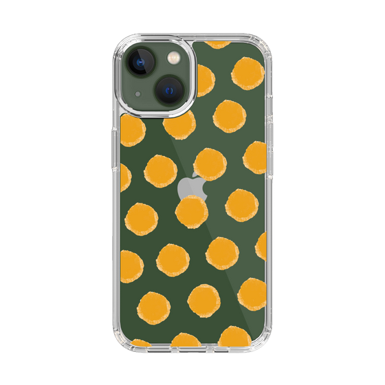 Slim Protection Case［ Original - Favorite Color Polka Dots - Orange ］