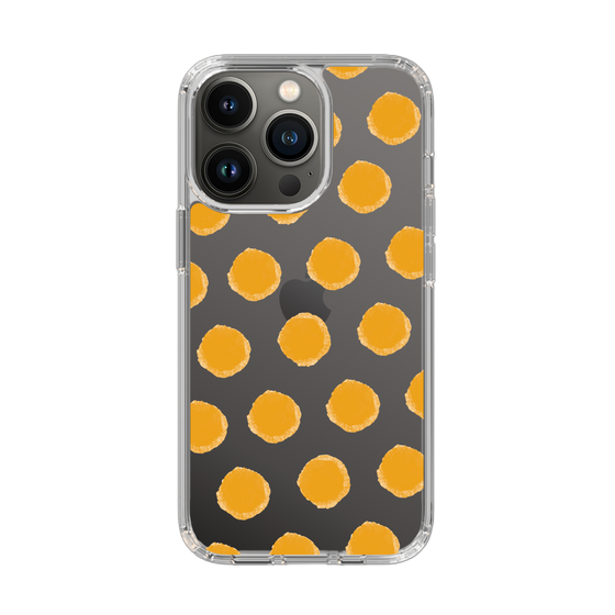 Slim Protection Case［ Original - Favorite Color Polka Dots - Orange ］