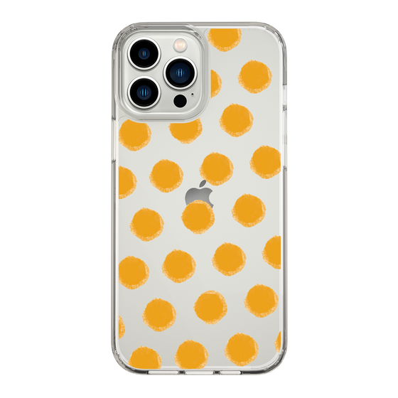 Slim Protection Case［ Original - Favorite Color Polka Dots - Orange ］