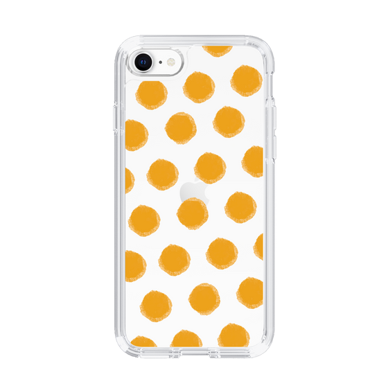 Slim Protection Case［ Original - Favorite Color Polka Dots - Orange ］