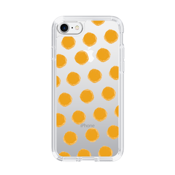 Slim Protection Case［ Original - Favorite Color Polka Dots - Orange ］