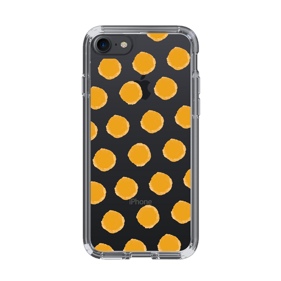 Slim Protection Case［ Original - Favorite Color Polka Dots - Orange ］