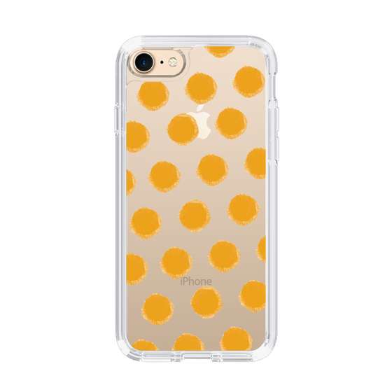 Slim Protection Case［ Original - Favorite Color Polka Dots - Orange ］