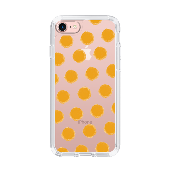 Slim Protection Case［ Original - Favorite Color Polka Dots - Orange ］