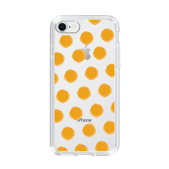 Slim Protection Case［ Original - Favorite Color Polka Dots - Orange ］
