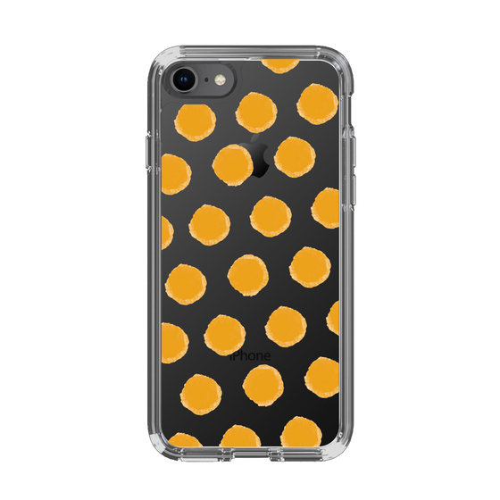 Slim Protection Case［ Original - Favorite Color Polka Dots - Orange ］
