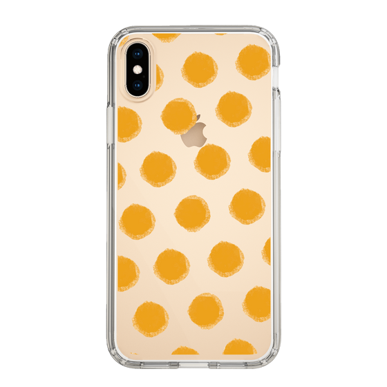 Slim Protection Case［ Original - Favorite Color Polka Dots - Orange ］