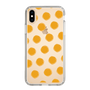 Slim Protection Case［ Original - Favorite Color Polka Dots - Orange ］