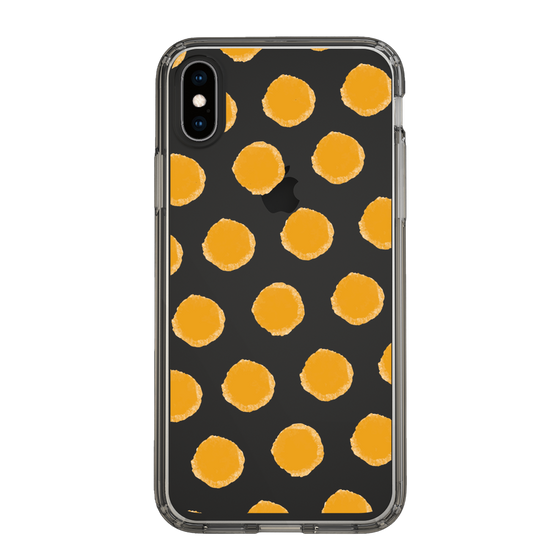 Slim Protection Case［ Original - Favorite Color Polka Dots - Orange ］