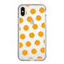 Slim Protection Case［ Original - Favorite Color Polka Dots - Orange ］