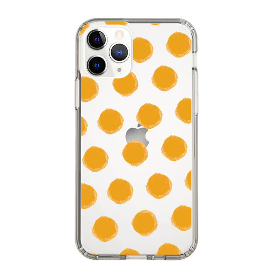Slim Protection Case［ Original - Favorite Color Polka Dots - Orange ］