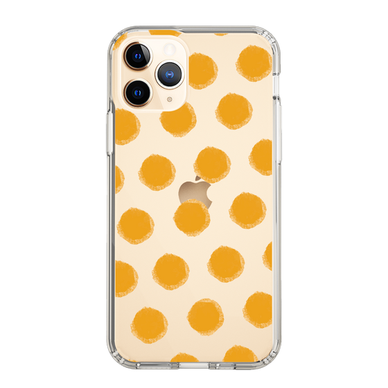Slim Protection Case［ Original - Favorite Color Polka Dots - Orange ］