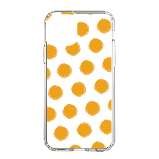 Slim Protection Case［ Original - Favorite Color Polka Dots - Orange ］