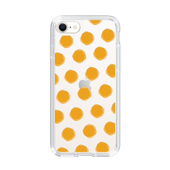 Slim Protection Case［ Original - Favorite Color Polka Dots - Orange ］