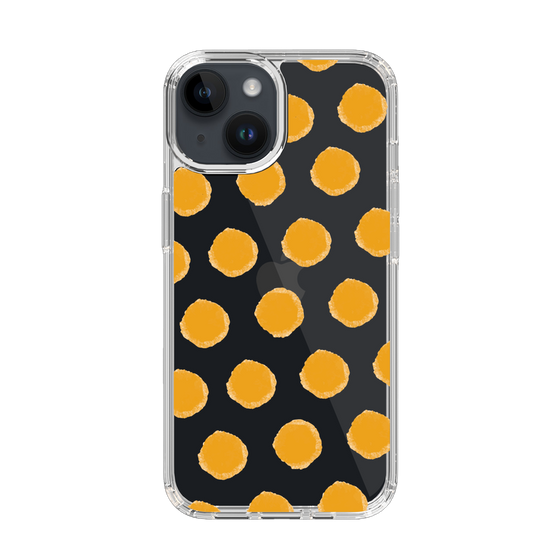 Slim Protection Case［ Original - Favorite Color Polka Dots - Orange ］