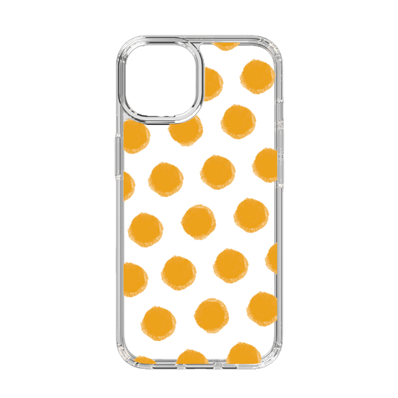 Slim Protection Case［ Original - Favorite Color Polka Dots - Orange ］