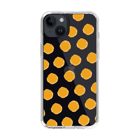 Slim Protection Case［ Original - Favorite Color Polka Dots - Orange ］