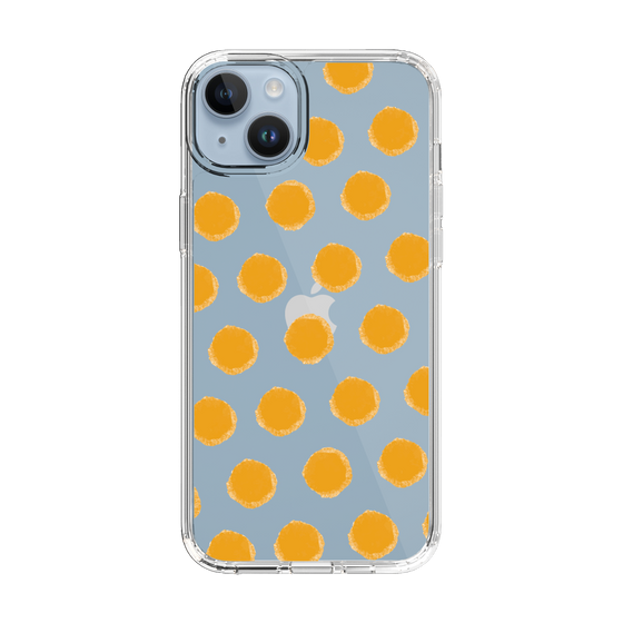 Slim Protection Case［ Original - Favorite Color Polka Dots - Orange ］