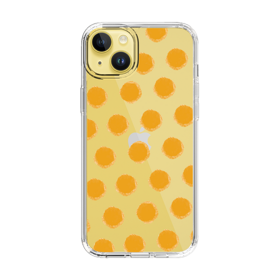 Slim Protection Case［ Original - Favorite Color Polka Dots - Orange ］