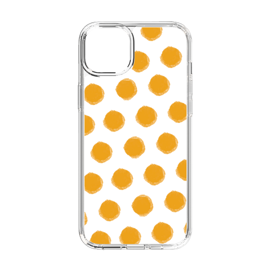 Slim Protection Case［ Original - Favorite Color Polka Dots - Orange ］