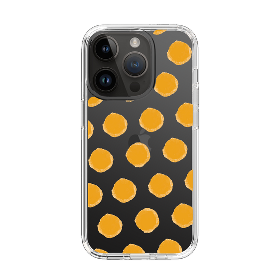 Slim Protection Case［ Original - Favorite Color Polka Dots - Orange ］
