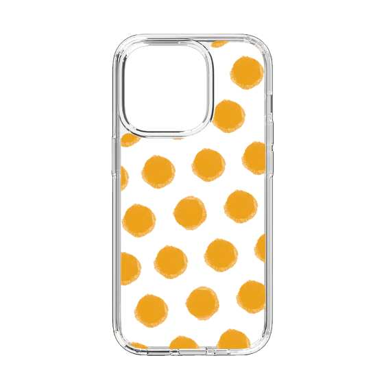 Slim Protection Case［ Original - Favorite Color Polka Dots - Orange ］