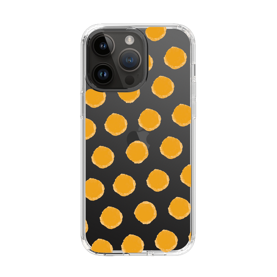 Slim Protection Case［ Original - Favorite Color Polka Dots - Orange ］