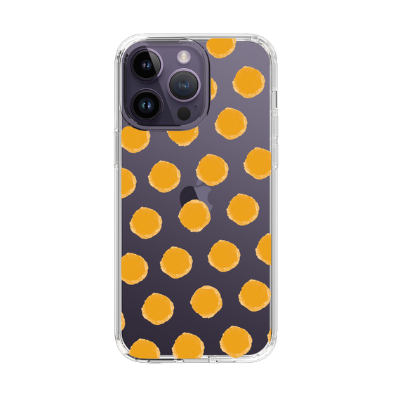 Slim Protection Case［ Original - Favorite Color Polka Dots - Orange ］