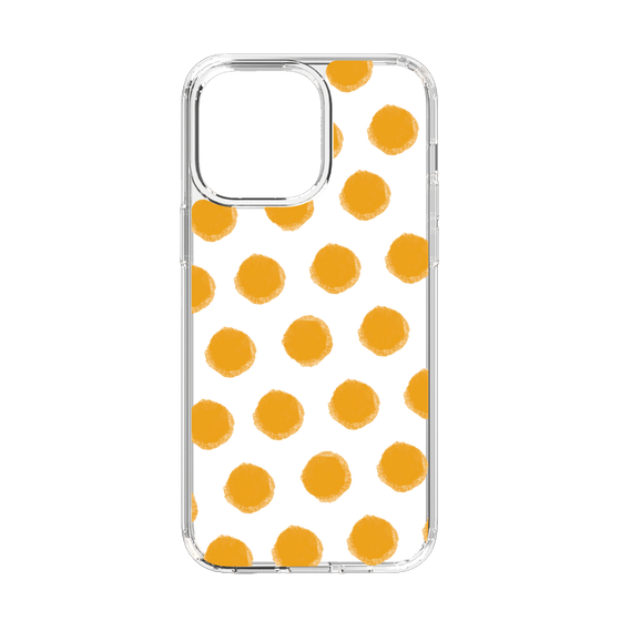 Slim Protection Case［ Original - Favorite Color Polka Dots - Orange ］
