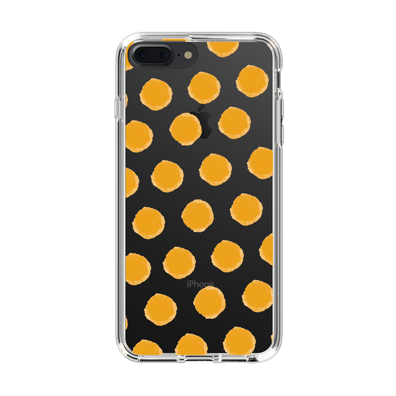 Slim Protection Case［ Original - Favorite Color Polka Dots - Orange ］