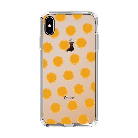 Slim Protection Case［ Original - Favorite Color Polka Dots - Orange ］