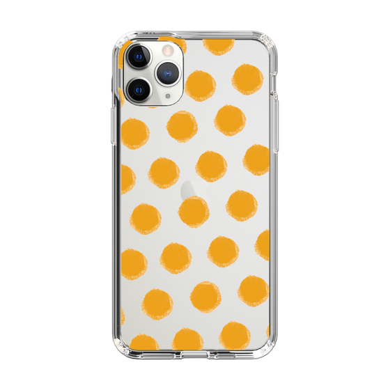 Slim Protection Case［ Original - Favorite Color Polka Dots - Orange ］