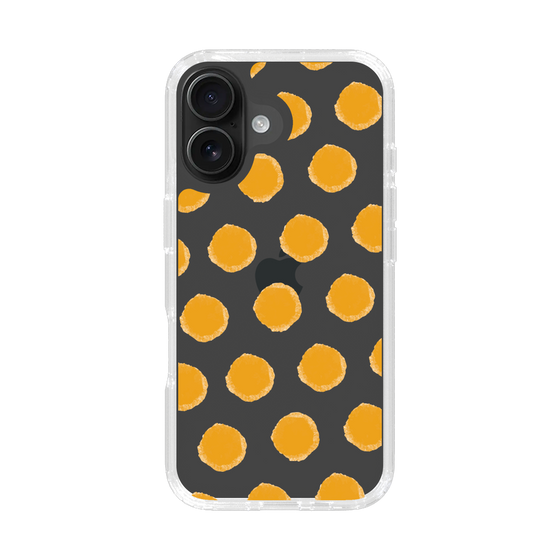 Slim Protection Case［ Original - Favorite Color Polka Dots - Orange ］