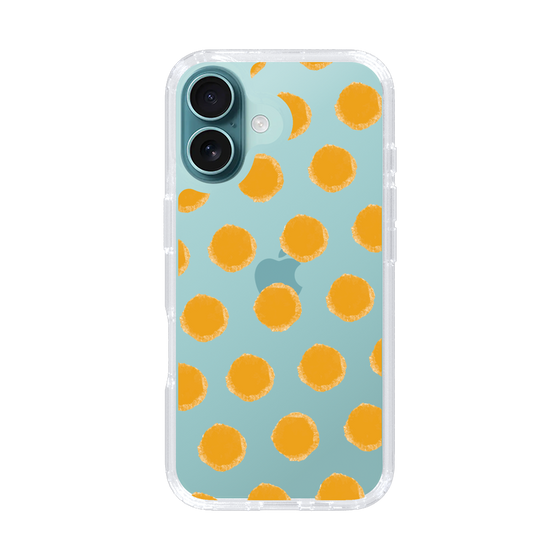 Slim Protection Case［ Original - Favorite Color Polka Dots - Orange ］