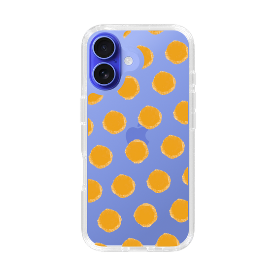 Slim Protection Case［ Original - Favorite Color Polka Dots - Orange ］
