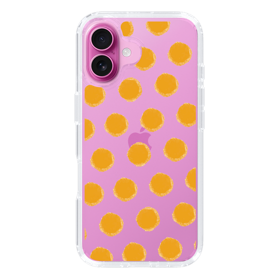 Slim Protection Case［ Original - Favorite Color Polka Dots - Orange ］