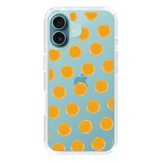 Slim Protection Case［ Original - Favorite Color Polka Dots - Orange ］