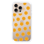 Slim Protection Case［ Original - Favorite Color Polka Dots - Orange ］
