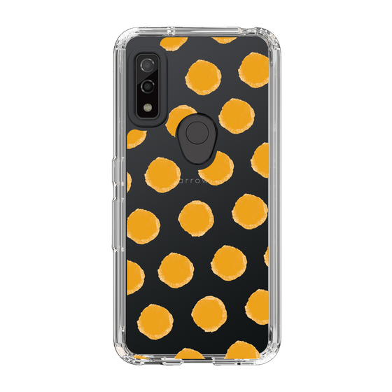 Slim Protection Case［ Original - Favorite Color Polka Dots - Orange ］