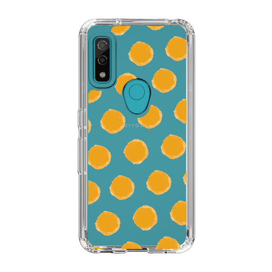 Slim Protection Case［ Original - Favorite Color Polka Dots - Orange ］