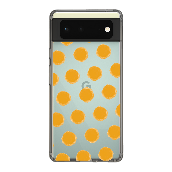 Slim Protection Case［ Original - Favorite Color Polka Dots - Orange ］